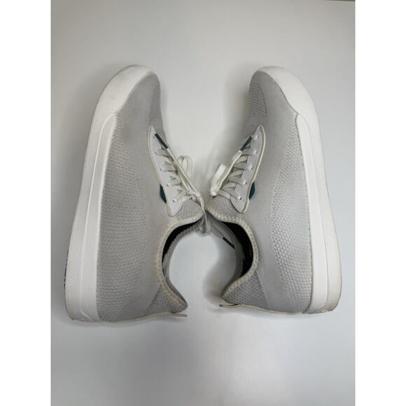 Vessi Weekend Sneaker Mens 12 Marbled White Knit Low Lace Up Athleisure Shoe - Picture 6 of 10